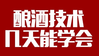 釀酒設備多少錢一套，釀酒技術一般幾天能學會？